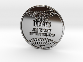 Jim Thome2 in Fine Detail Polished Silver