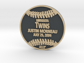 Justin Morneau in Full Color Sandstone