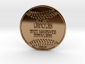 Nick Markakis in Polished Brass