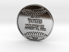 Nick Swisher in Fine Detail Polished Silver