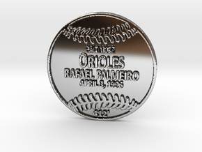 Rafael Palmeiro in Fine Detail Polished Silver