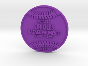 Rafael Palmeiro in Purple Processed Versatile Plastic
