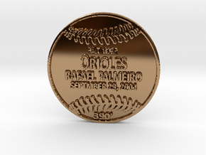 Rafael Palmeiro5 in Polished Brass