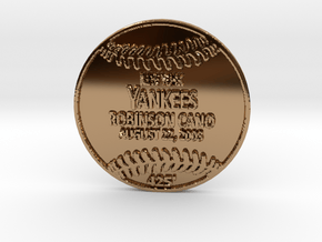 Robinson Cano in Polished Brass
