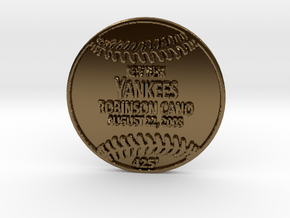 Robinson Cano in Polished Bronze