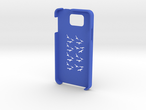 Samsung Galaxy Alpha Birds case in Blue Processed Versatile Plastic