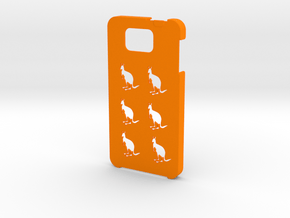 Samsung Galaxy Alpha Kangaroos case in Orange Processed Versatile Plastic
