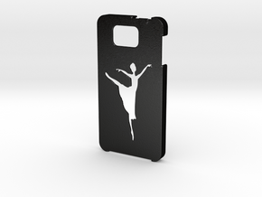 Samsung Galaxy Alpha Ballet dancer case in Matte Black Steel