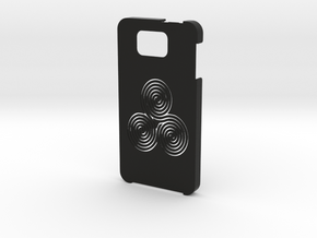 Samsung Galaxy Alpha Labyrinth case in Black Natural Versatile Plastic