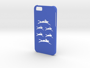 Iphone 6 Swimming case in Blue Processed Versatile Plastic