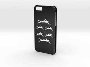 Iphone 6 Swimming case in Matte Black Steel