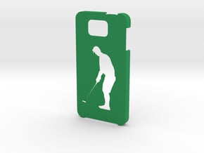 Samsung Galaxy Alpha Golf case in Green Processed Versatile Plastic