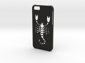Iphone 6 Scorpio case in Black Natural Versatile Plastic