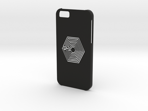 Iphone 6 Labyrinth case in Black Natural Versatile Plastic