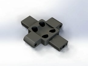 Sumo Trans to Losi Chassis Skid in Black Natural Versatile Plastic