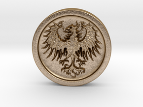 Resident Evil 2: Eagle medal in Polished Gold Steel