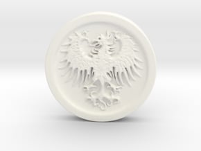 Resident Evil 2: Eagle medal in White Processed Versatile Plastic