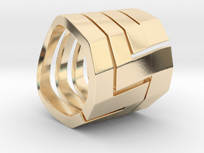 Ring_01 in 14k Gold Plated Brass