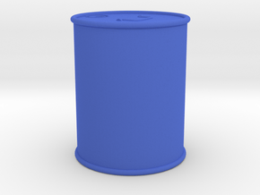 5 Gal Can 1/10 scale in Blue Processed Versatile Plastic