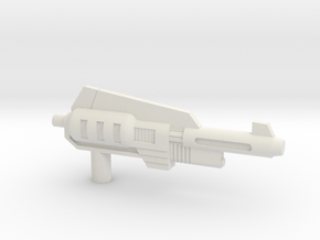 Snarl Gun 60 mm in White Natural Versatile Plastic