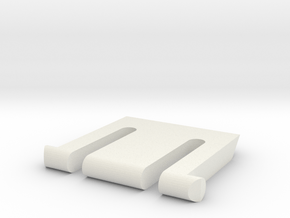 K360 Keyboard Leg in White Natural Versatile Plastic