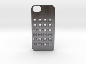 Iphone 5/5s geometry case in Polished and Bronzed Black Steel