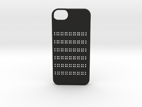 Iphone 5/5s geometry case in Black Natural Versatile Plastic