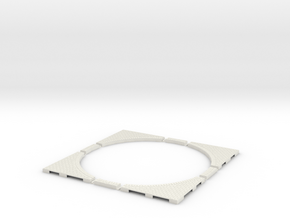 T-45-wagon-turntable-200d-200-corners-large-1a in White Natural Versatile Plastic