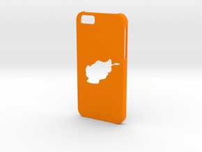 Iphone 6 Afghanistan Case in Orange Processed Versatile Plastic