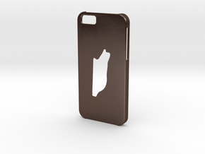 Iphone 6 Belize case in Polished Bronze Steel