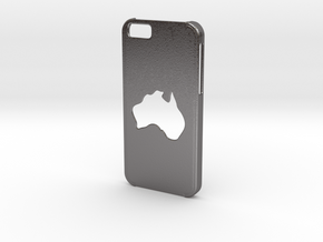 Iphone 6 Australia Case in Polished Nickel Steel