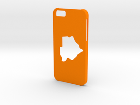 Iphone 6 Botswana Case in Orange Processed Versatile Plastic