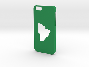 Iphone 6 Brazil Case in Green Processed Versatile Plastic