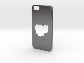 Iphone 6 Cambodia Case in Polished Nickel Steel