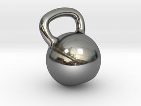 Kettle Big Customizable for Bodybuilders in Fine Detail Polished Silver
