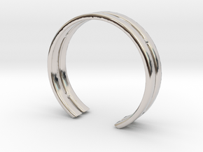17.50 Mm Double Ring in Platinum