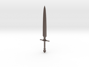 SWord ver.3 in Polished Bronzed Silver Steel