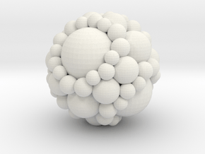 Soddy spheres in White Natural Versatile Plastic: Medium