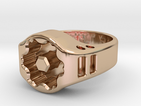 US8 Ring XIX: Tritium in 14k Rose Gold Plated Brass