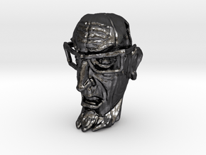 Dr Venture Pendent-Tiki style in Polished and Bronzed Black Steel