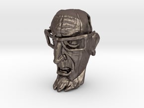 Dr Venture Pendent-Tiki style in Polished Bronzed Silver Steel
