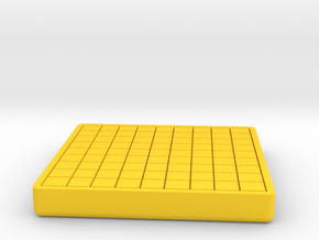 Japanese chess board / Shogi board ver.2 in Yellow Processed Versatile Plastic