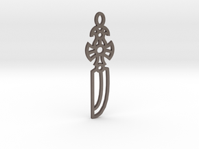 Sword / Blade / Espada in Polished Bronzed Silver Steel