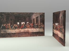 The Last Supper (Leonardo da Vinci) in Full Color Sandstone