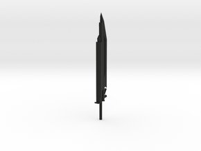 The Mighty Gun Sword in Black Natural Versatile Plastic