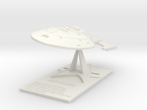 U.S.S. Voyager Desk Top Model in White Natural Versatile Plastic