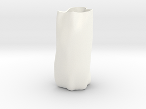 Vase  in White Processed Versatile Plastic