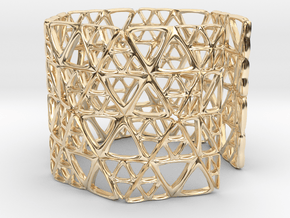 Georifer Bracelet / Cuff in 14k Gold Plated Brass