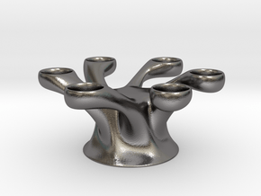 Tealight Holder in Polished Nickel Steel