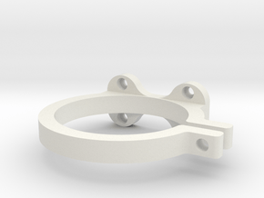 65mm Spindle support in White Natural Versatile Plastic
